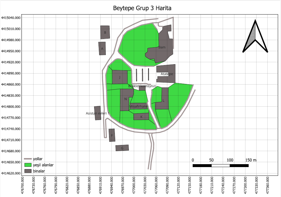 Beytepe Campus Map